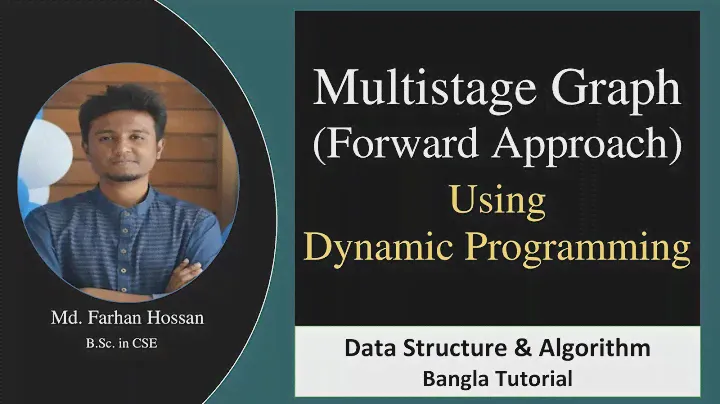 Multistage graph (Forward Approach)|Dynamic Programming|Data Structure & Algorithm| Bangla Tutorial