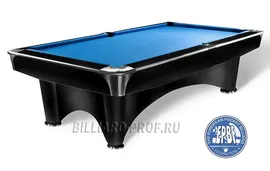 Бильярдный стол Dynamic III - 9 футов, пул, 25 мм, ламинат, electric blue (чёрный)