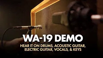 WA-19 Dynamic Studio Mic Demo | Hear It On Drums, Vocals, Acoustic Guitar, Electric Guitar, Keys