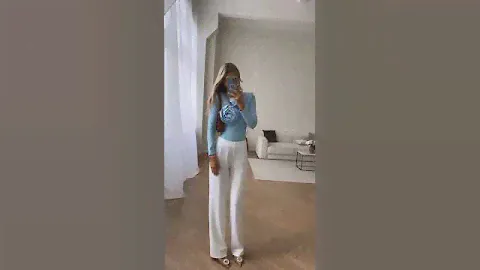 “Roses” bodysuit and straight pants 💙 #postmeridiem #fashion #dress #tiktok #style