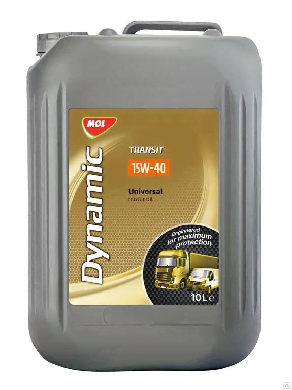 Моторное масло дизельное полусинтетическое MOL Dynamic Transit 10W-40 10L-0