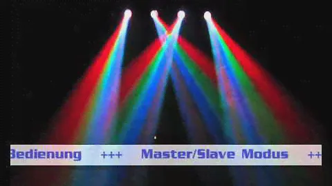 Showtec Dynamic LED DMX 4-fach Flower mit 256 RGBWY LEDs