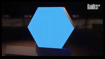 Creative Geometric Shape Assembling Night Lamp for Home