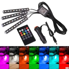 Car LED RGB Atmosphere Strip Light Remote voice control Interior Styling Decorative Dynamic ambient 12V Автомобили и мотоциклы