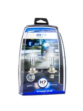 Галогенные автолампы MTF Light dynamic blue H7 3300K 55W 12V (пара)